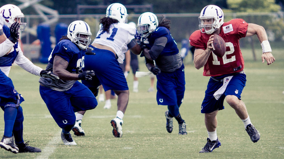 Andrew Luck Minicamp