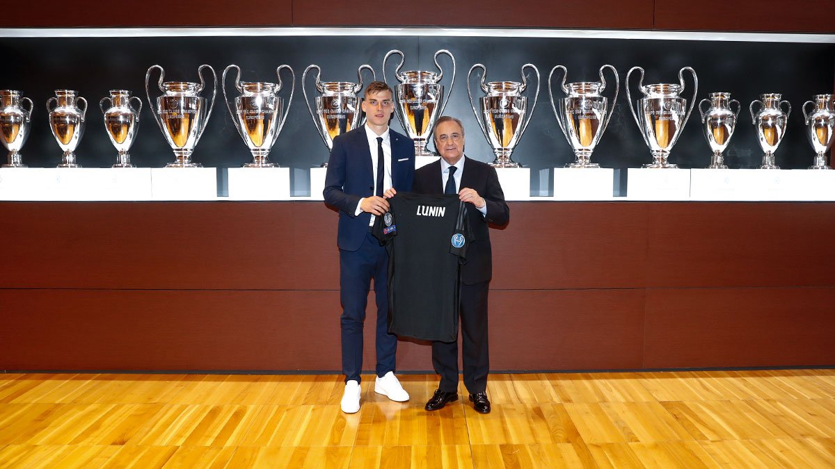 Andriy Lunin Presented At Real Madrid