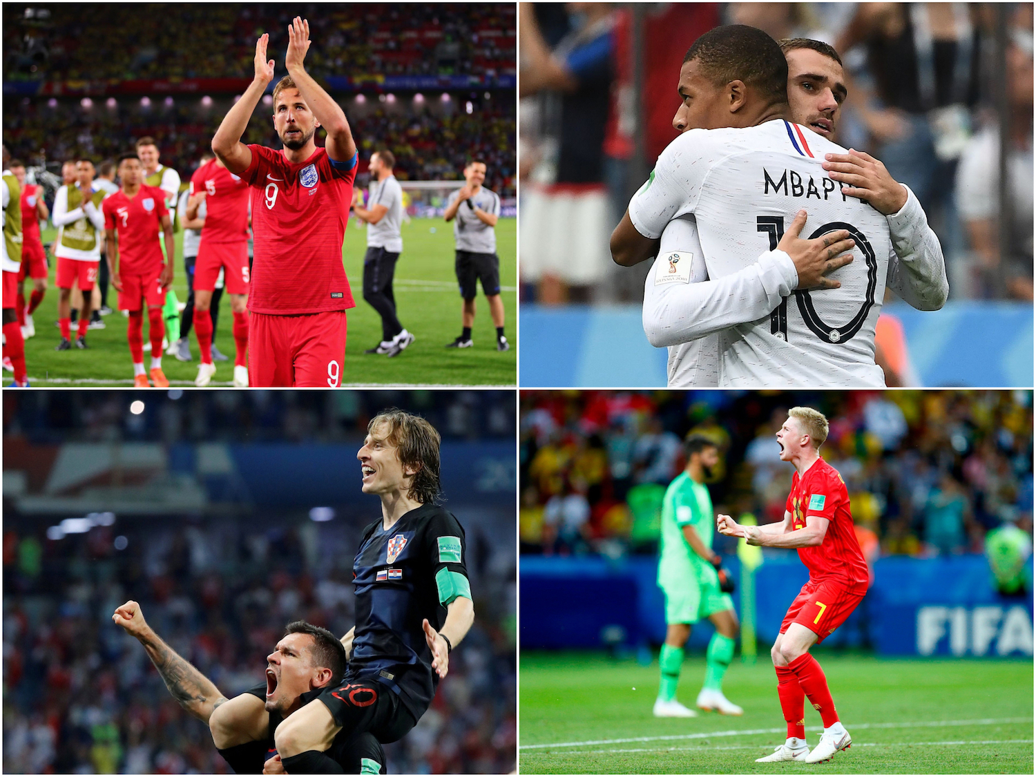 World Cup 2018 Semifinals Fixture, England, Belgium, France And Croatia