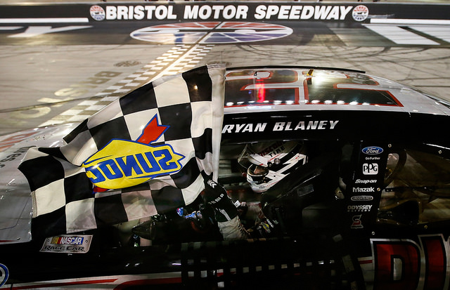 Ryan Blaney looks for his first Bristol win