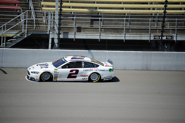 Brad Keselowski hopes to win at his home track of Michigan International Speedway on Sunday