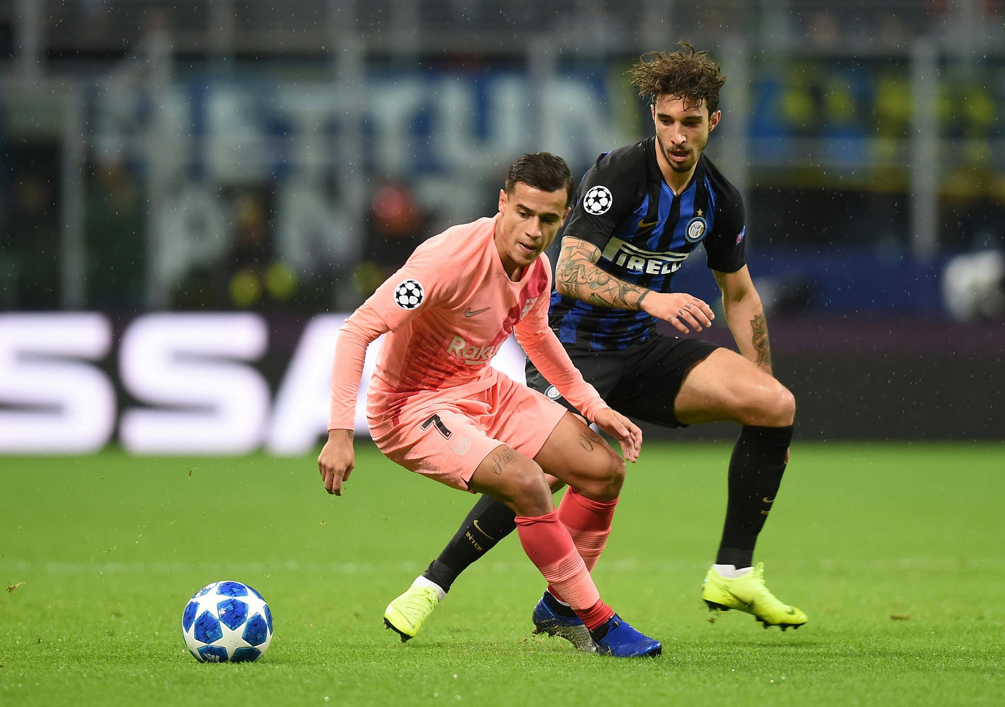 Inter And Barcelona Play Out 1-1 Draw