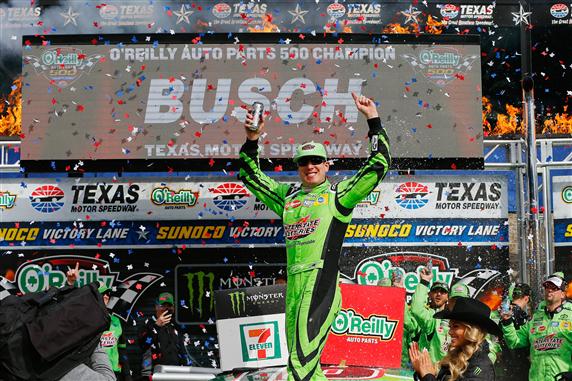 Kyle Busch eyeing a 4th Straight Championship 4 Appearance with a Texas Win