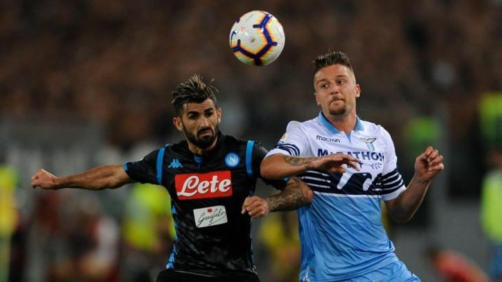 Serie A: Napoli Face Lazio At The San Paolo