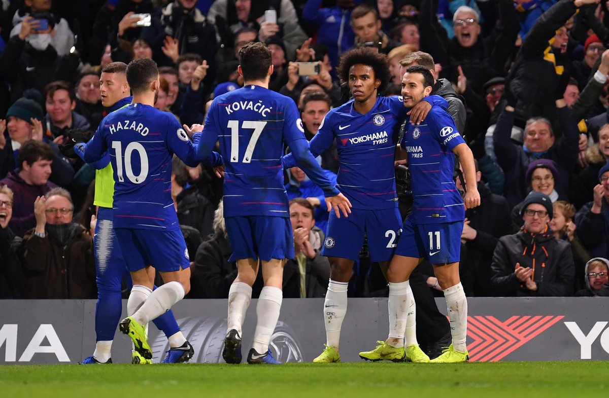 Chelsea Strike Past Newcastle