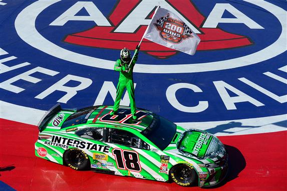 Kyle Busch Scores 200th NASCAR National Series Win at Auto Club Speedway