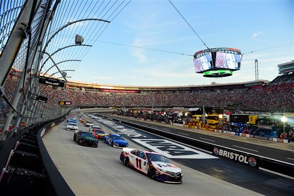 Denny Hamlin Delivers Another Win at Bristol Night Race