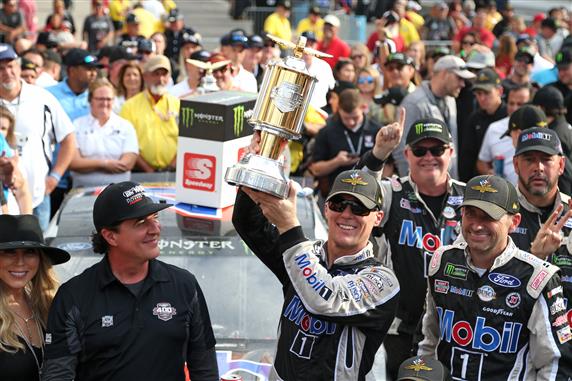 Harvick is Happy Again After Second Brickyard Win