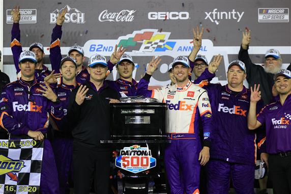 Denny Hamlin's Third Daytona 500 Win Overshadowed by Ryan Newman's Crash