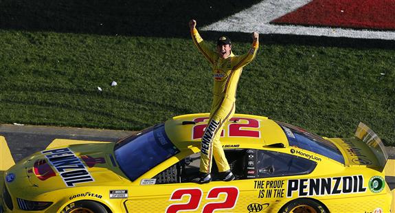 Joey Logano Earns Second-Straight Pennzoil 400 Win