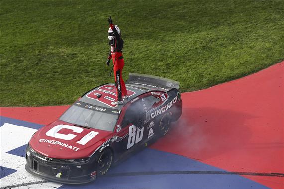 Banner Day for Alex Bowman in Auto Club Win