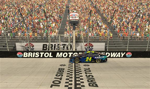 William Byron Wins Tumultuous Race at Virtual Bristol