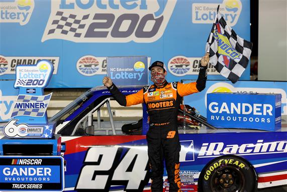 Elliott Beats Busch for Truck Series Bounty at Charlotte