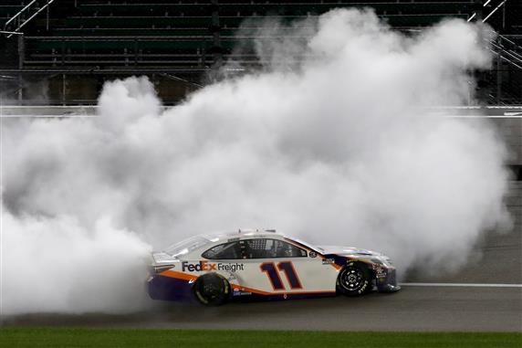 Denny Hamlin Earns Fifth Win of 2020 at Kansas