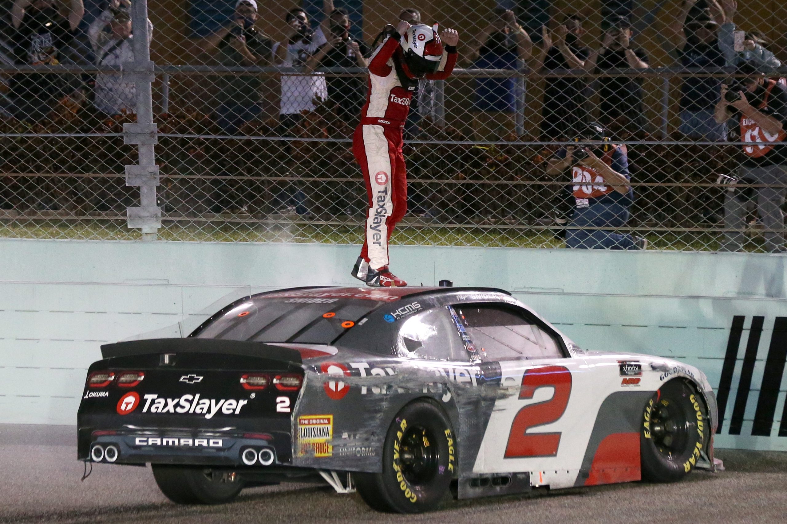 Myatt Snider Captures First Xfinity Win at Homestead