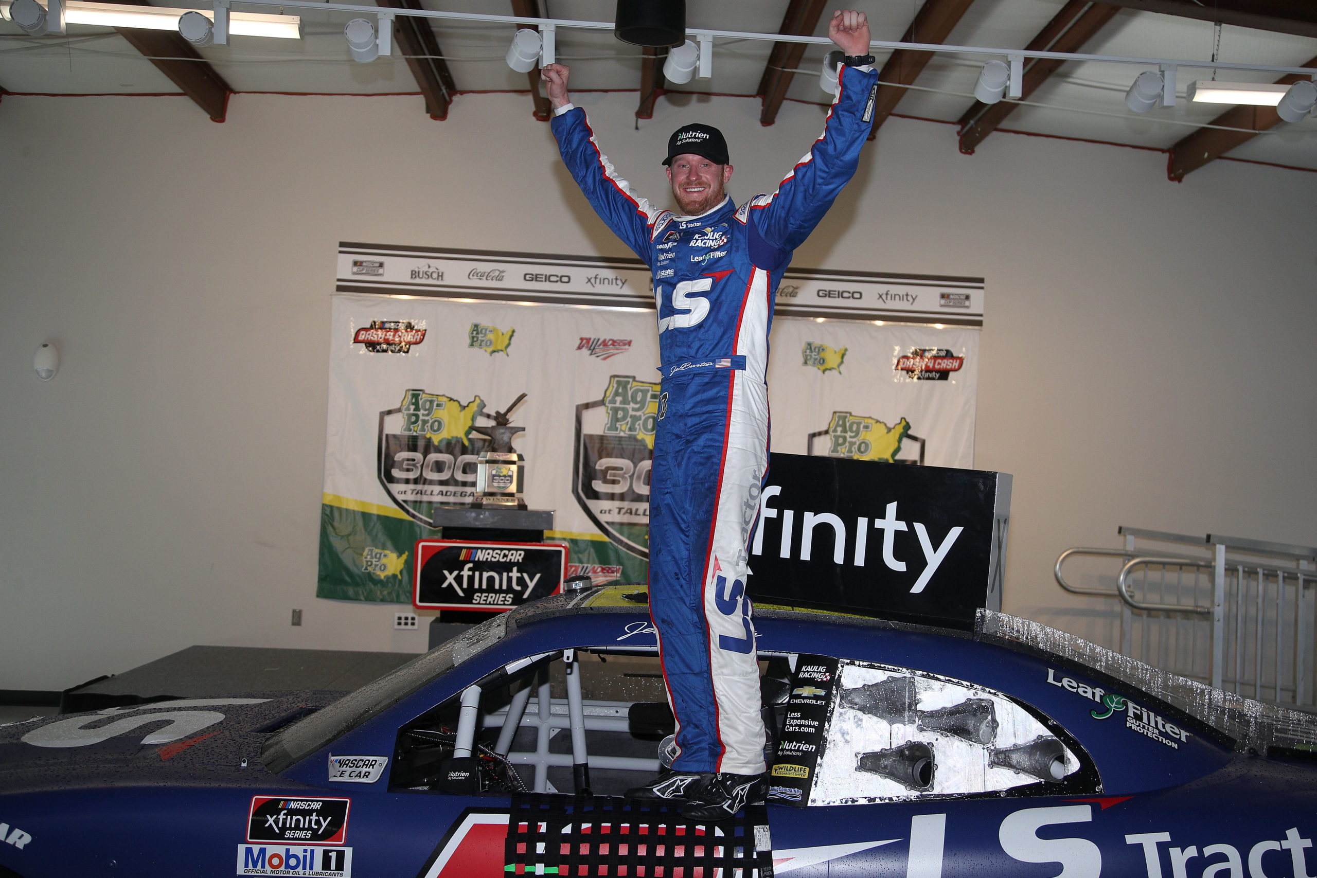 Jeb Burton Captures First Career Xfinity Win at Talladega