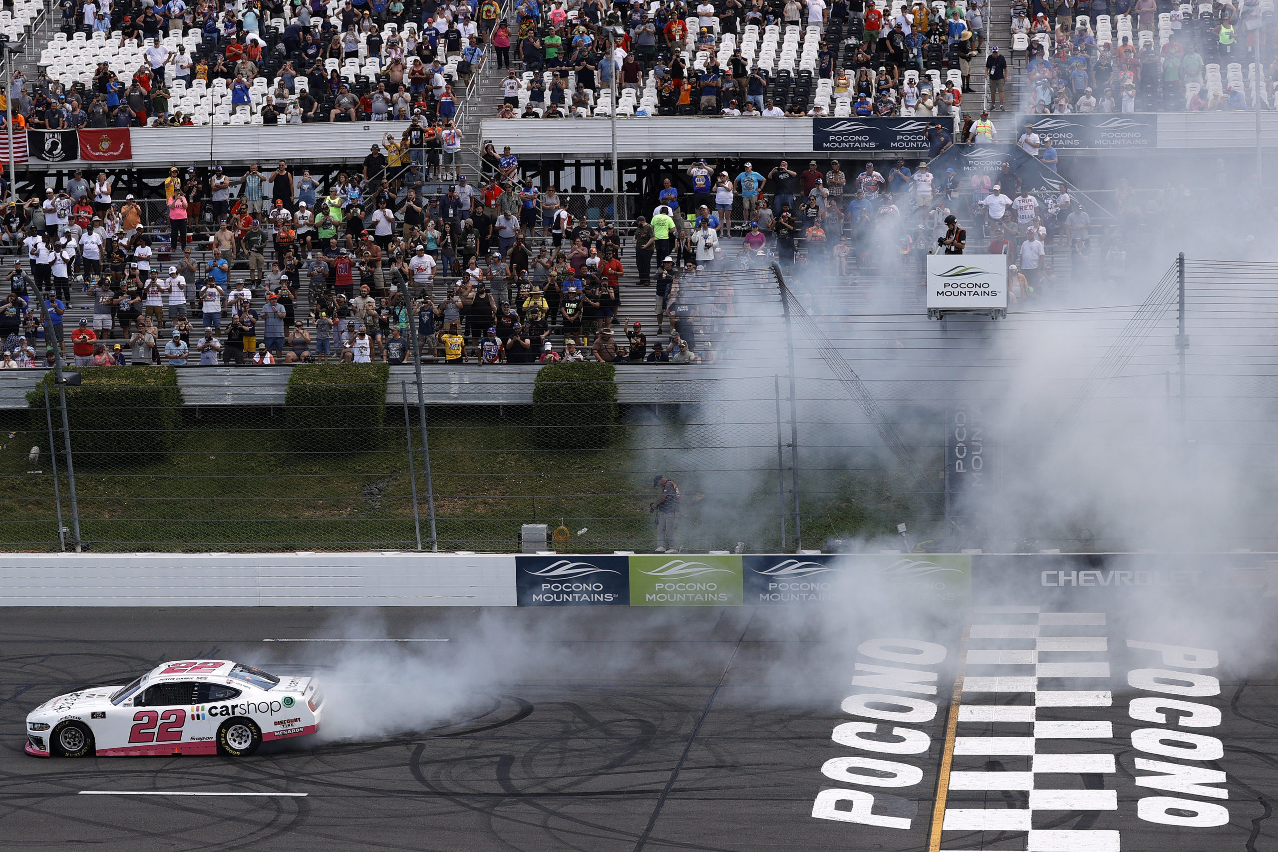 Austin Cindric Captures Fourth Win of Season at Pocono