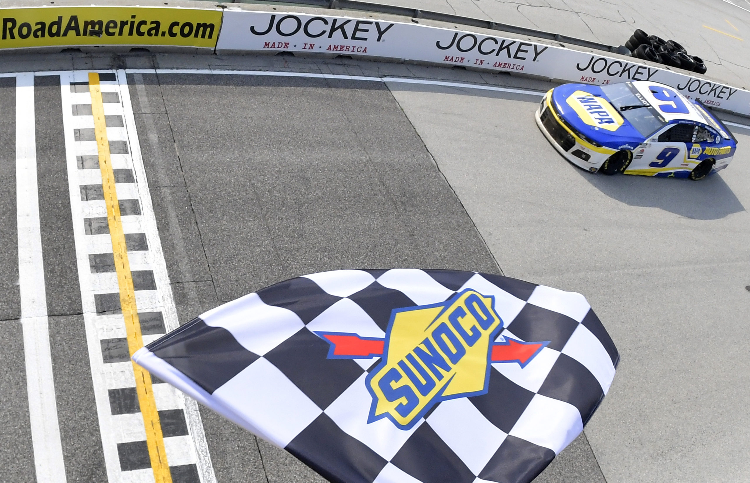 Chase Elliott Celebrates July 4th with Road America Win