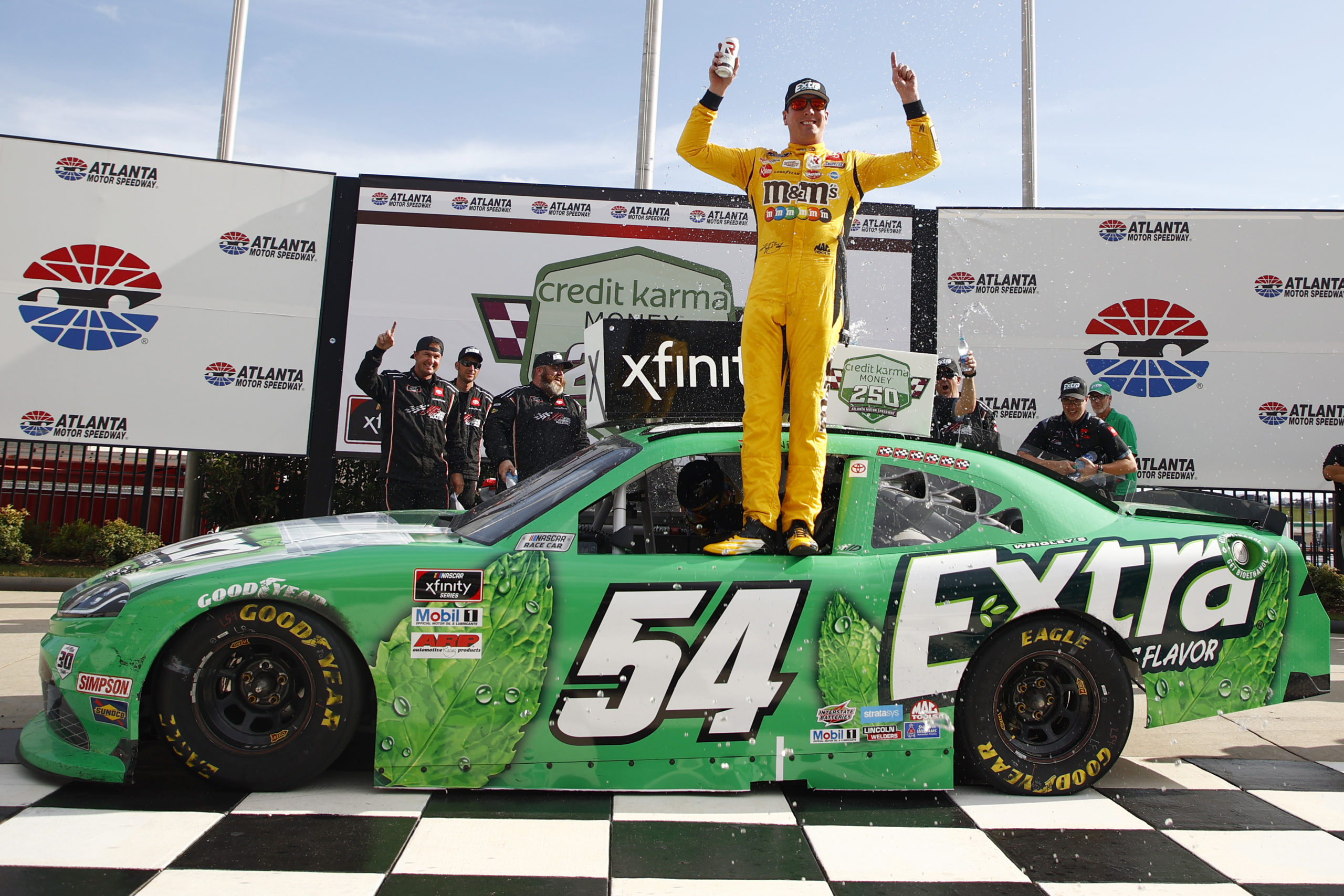 Kyle Busch Exits Xfinity Series on Top in Atlanta