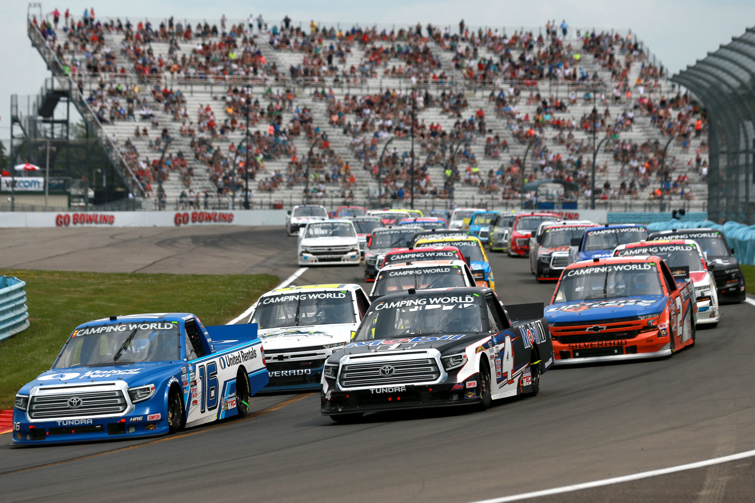 Austin Hill Tames Watkins Glen in Truck Series Return