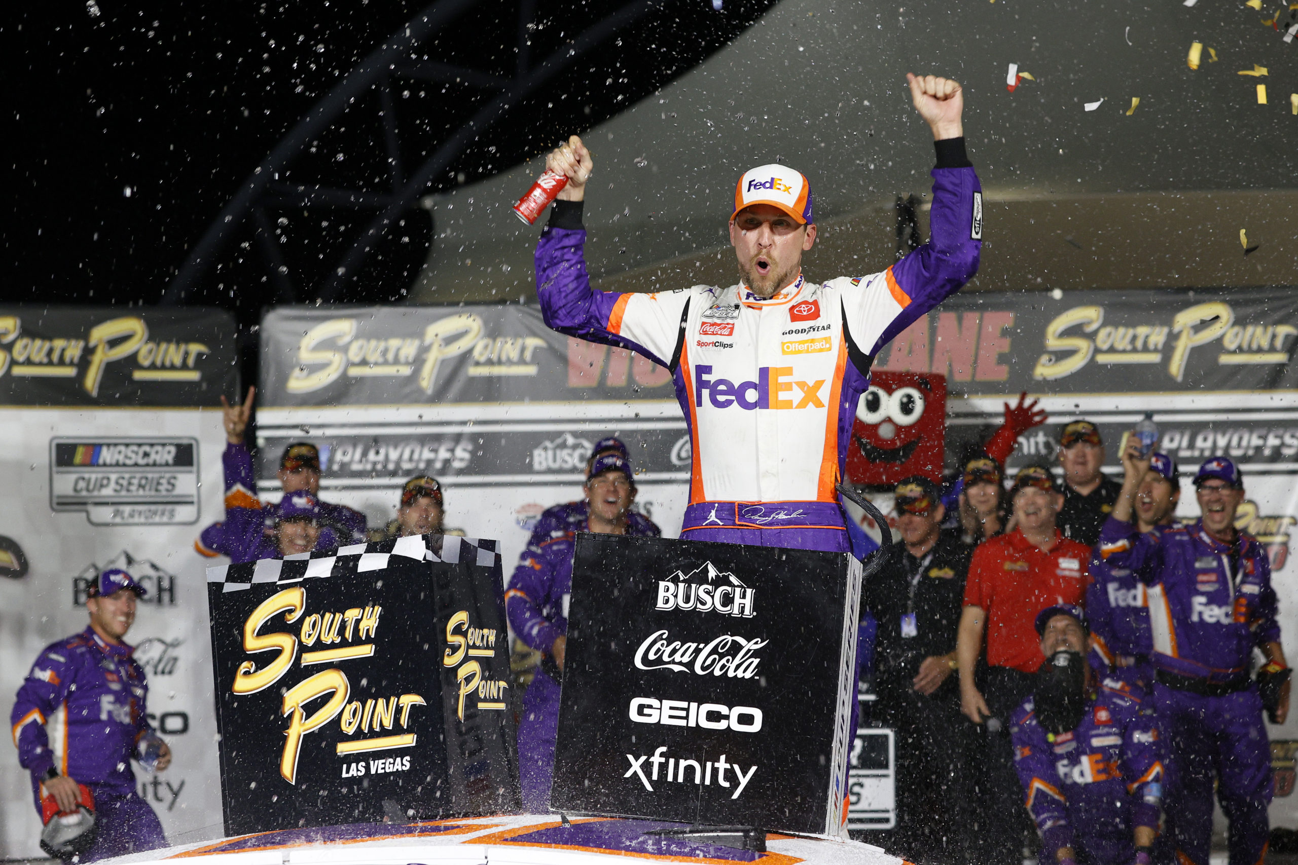 Hamlin Cashes in Big with First Vegas Win