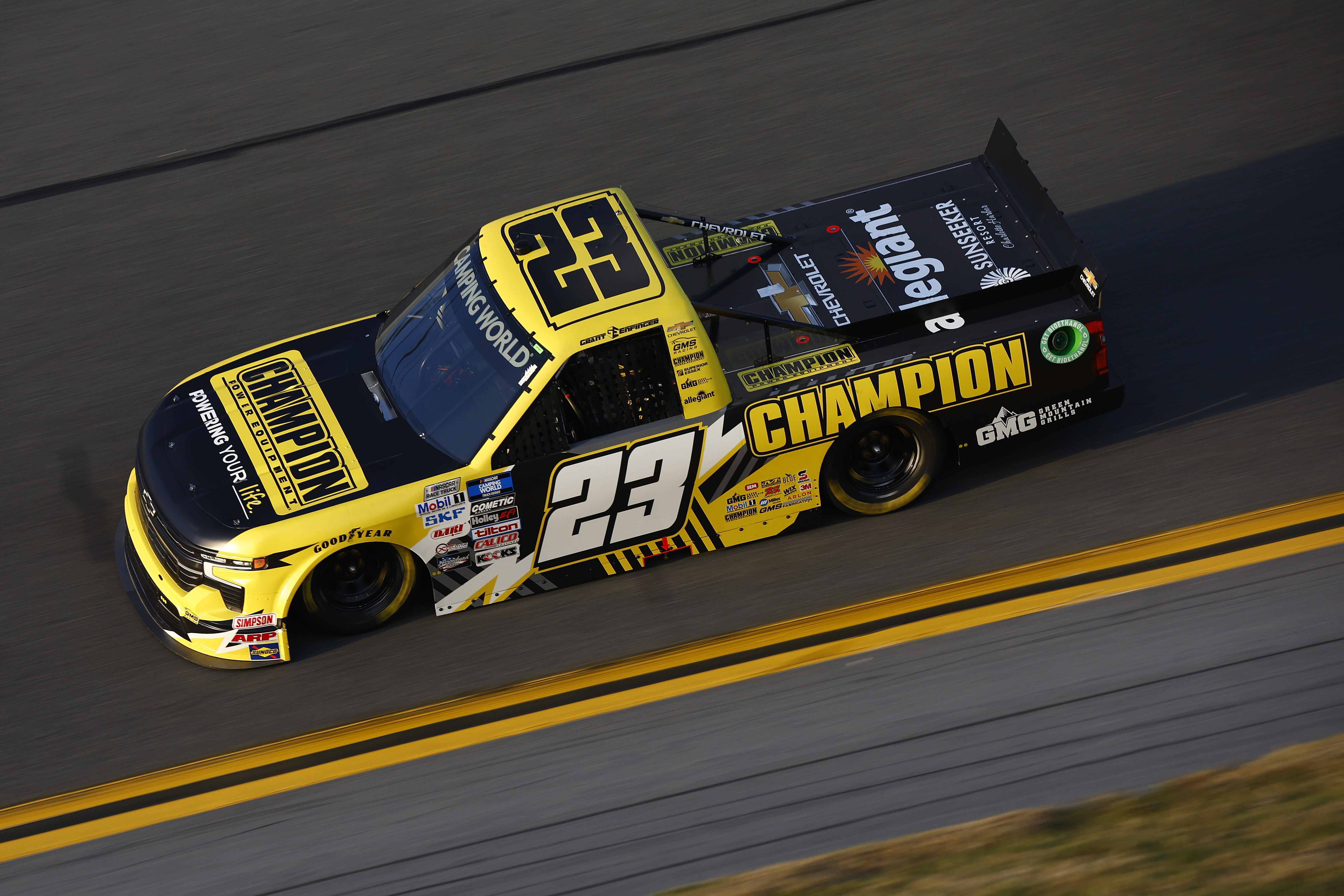 Enfinger Excels in Truck Playoff Race One