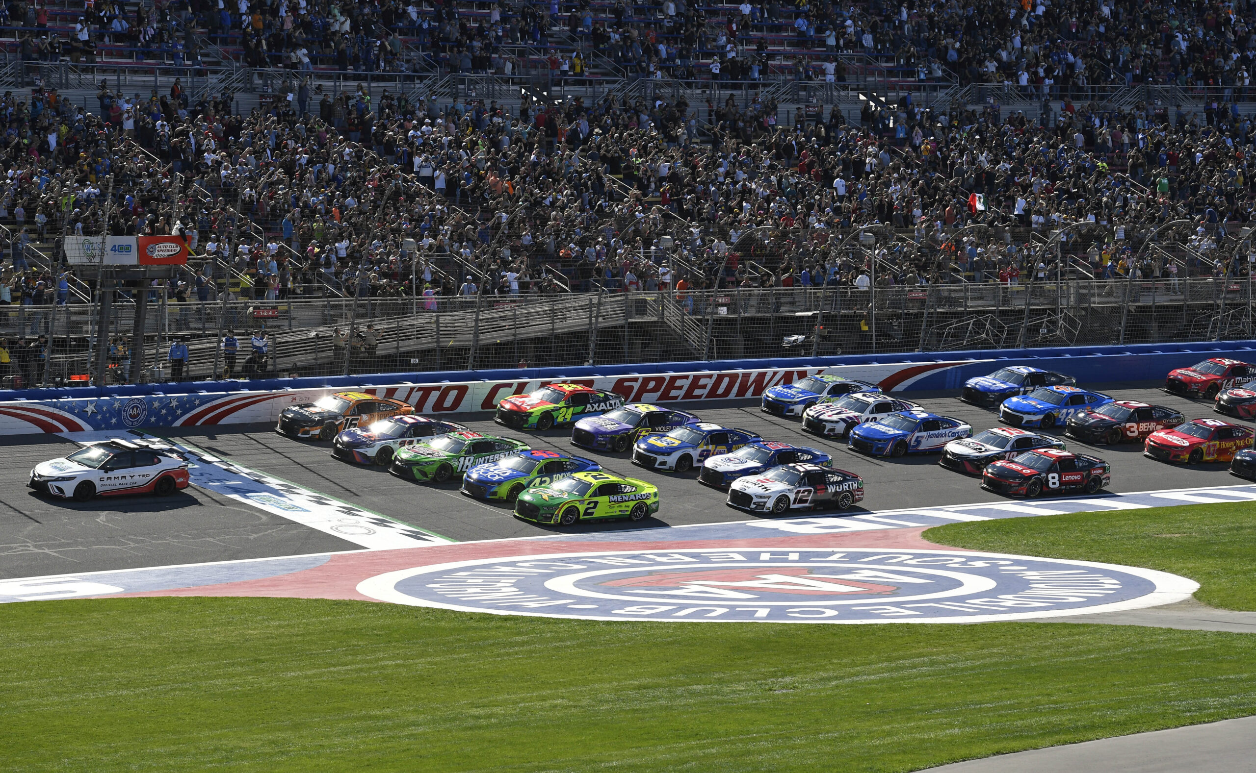 Who Can Win Two-Mile Auto Club Speedway's Last Race?