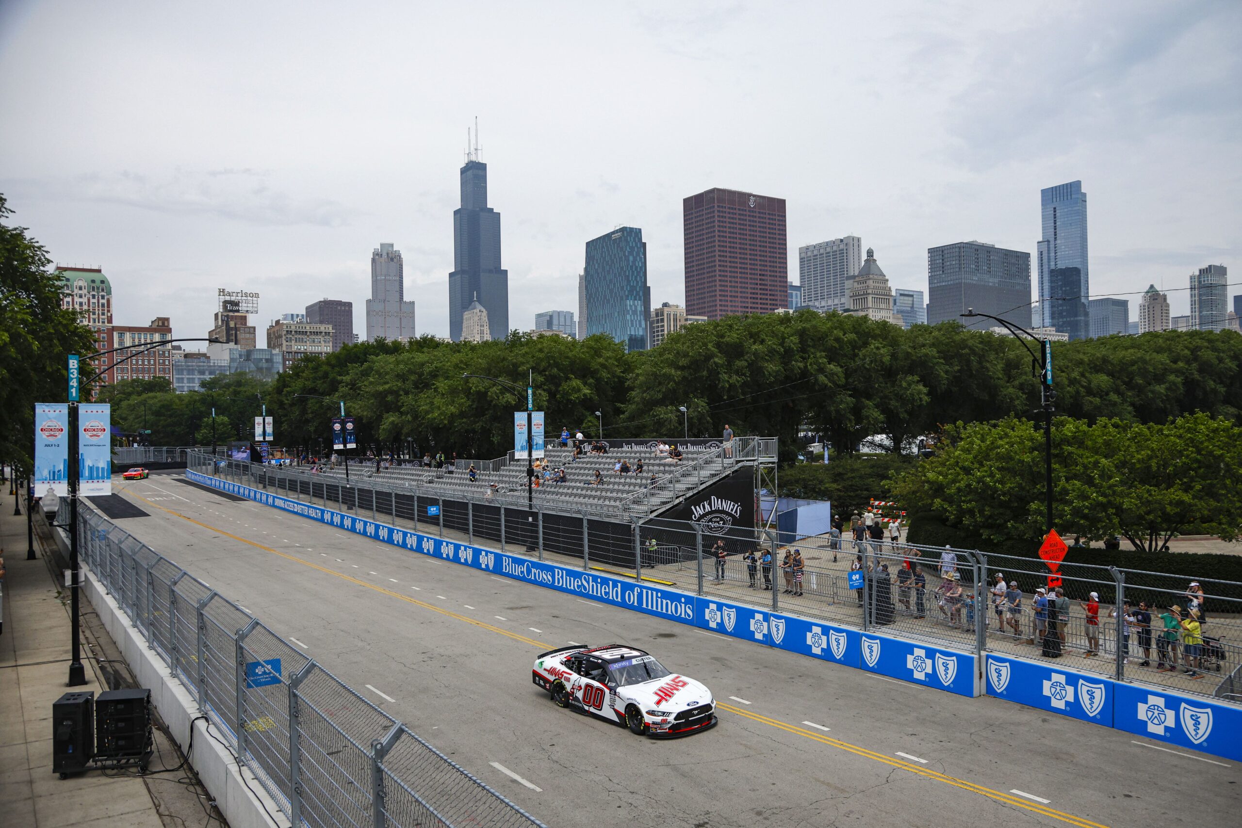 Cole Custer Wins Weather-Shortened Xfinity Chicago Street Race