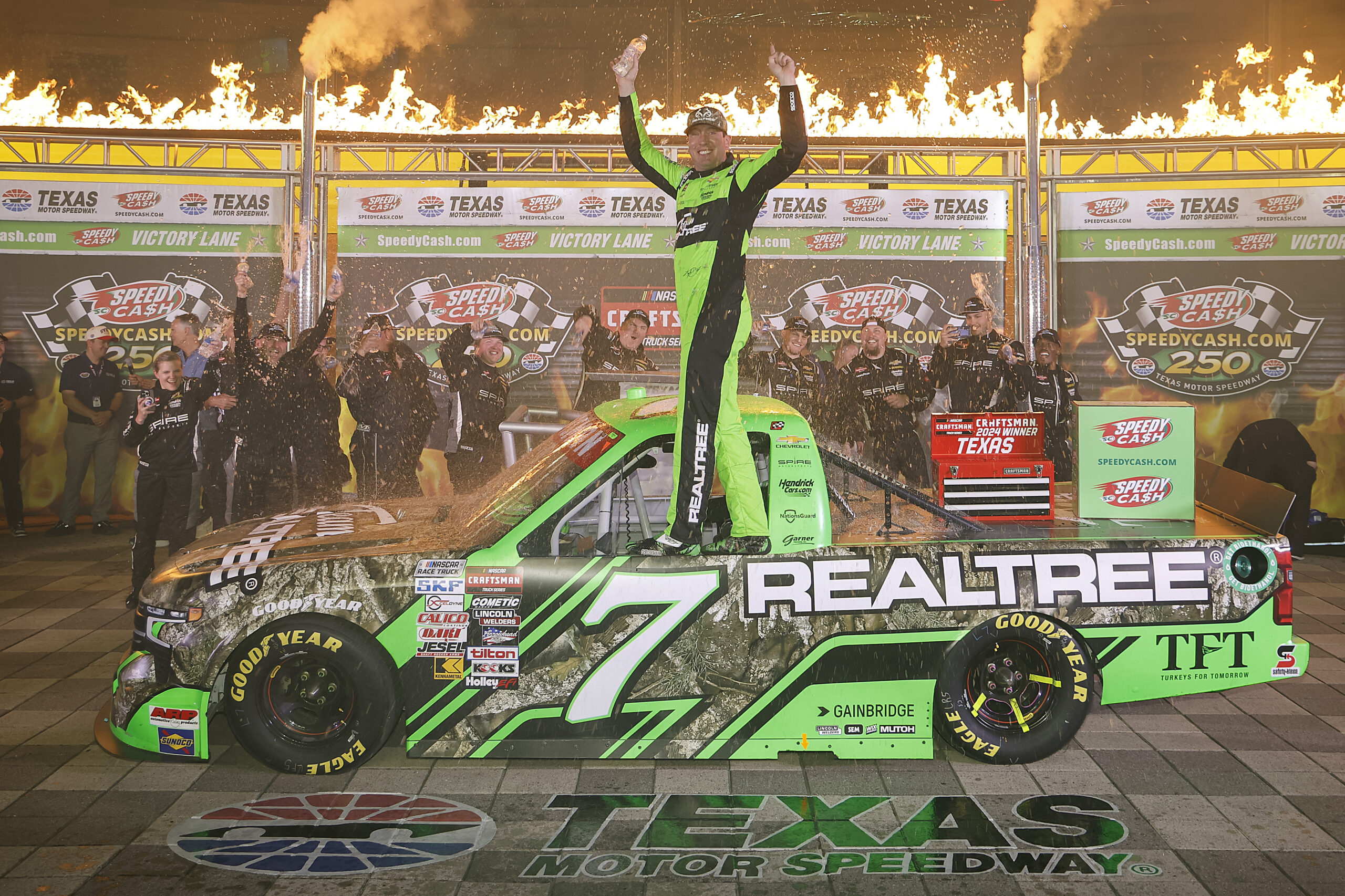 Kyle Busch Takes Record-Tying Sixth Texas Truck Win