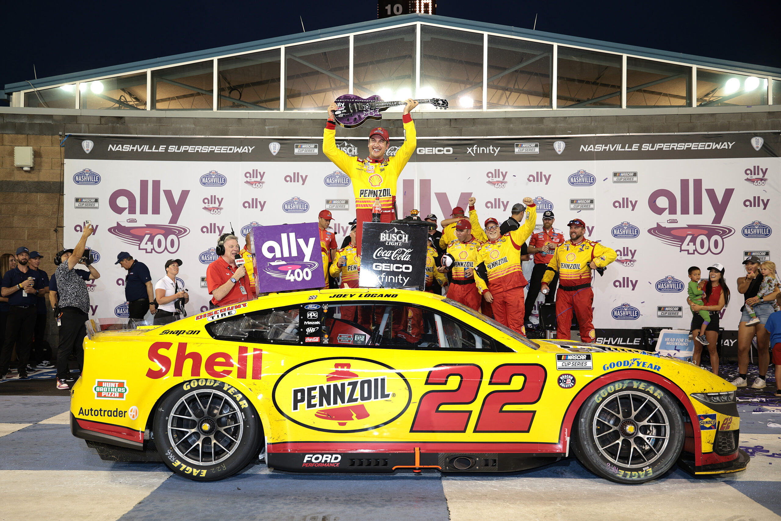 Joey Logano Outlasts Five-Overtime Madness for Nashville Win