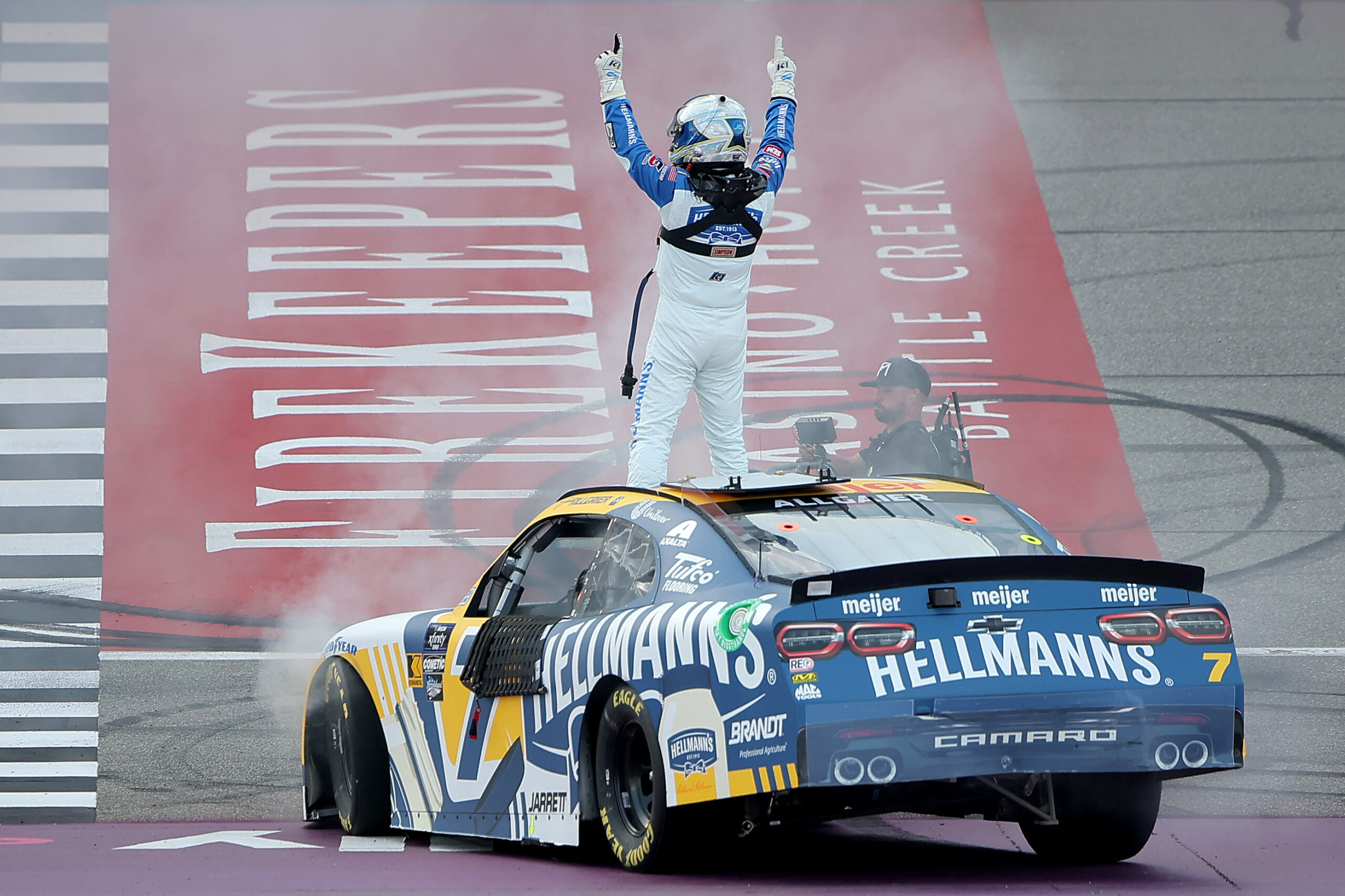 Justin Allgaier Takes 25th Xfinity Victory in Michigan