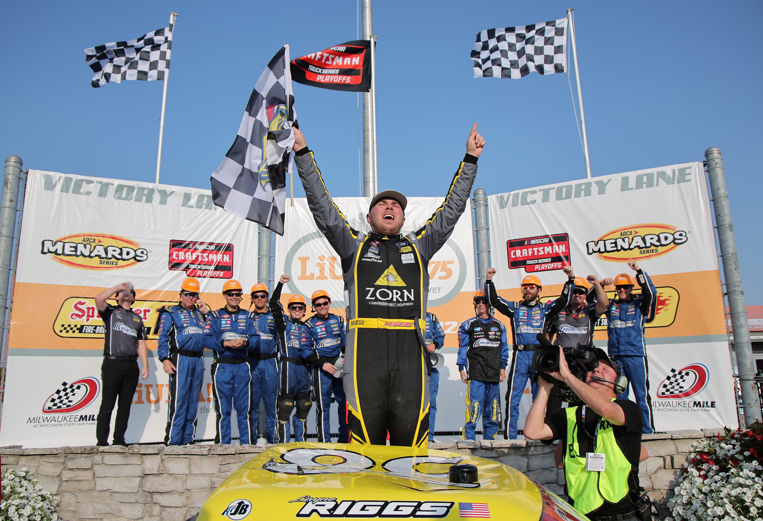 Layne Riggs Spoils Milwaukee Trucks Playoff Opener with First Win