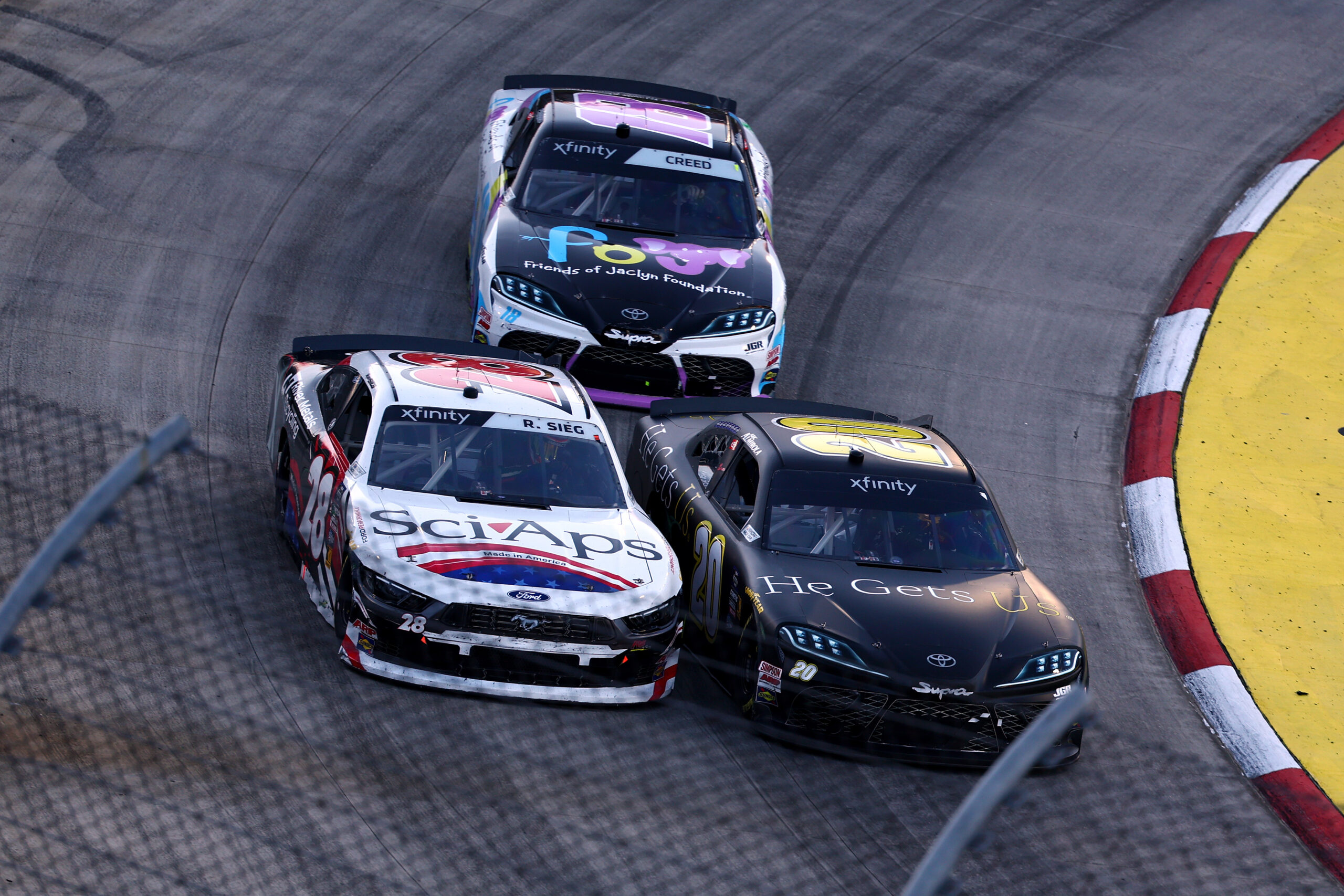 Almirola Waltzes Away in Heated Martinsville Xfinity Race