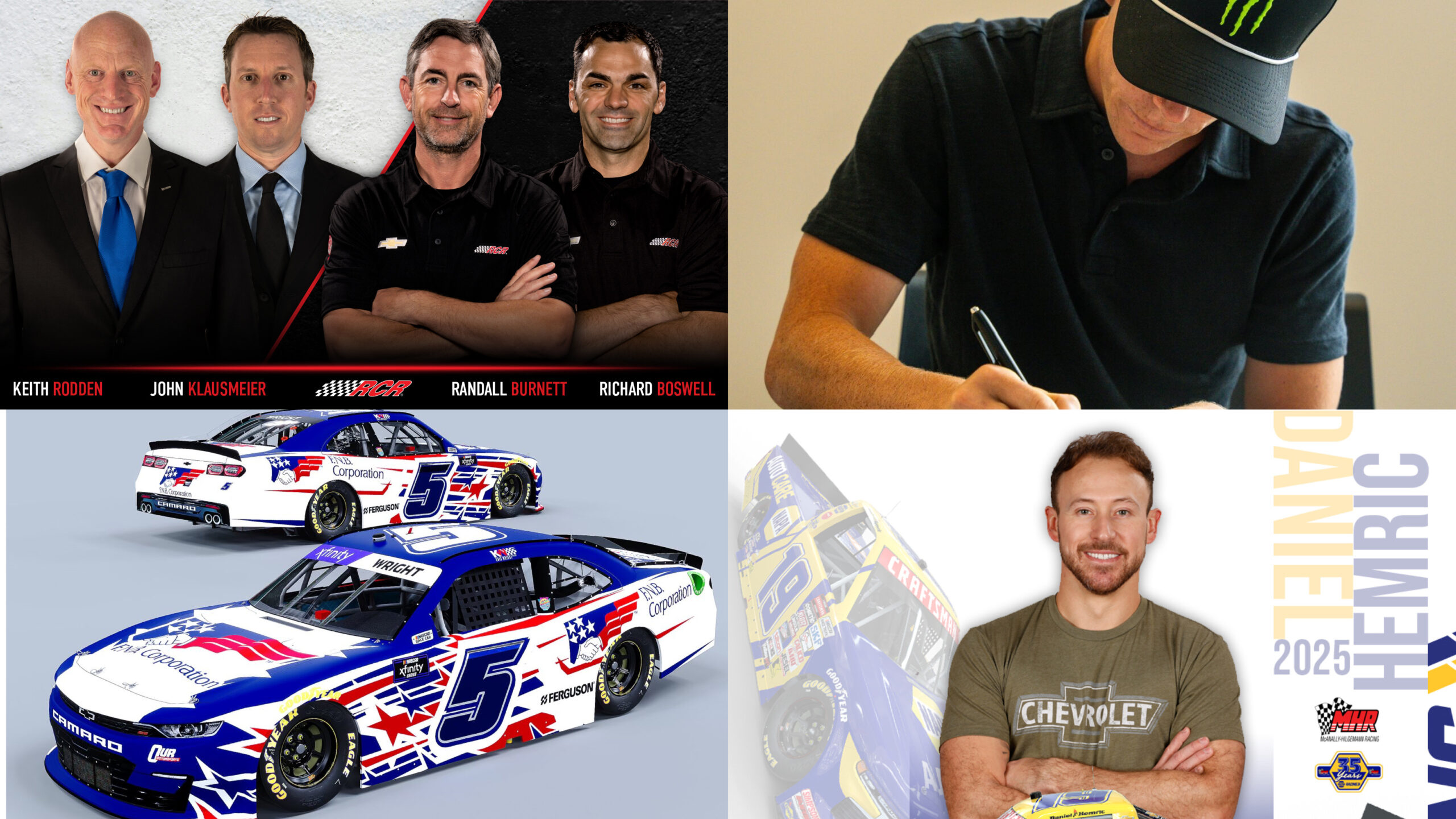 Herbst Joins 23XI Racing, Hemric, RCR, and More in Silly Season