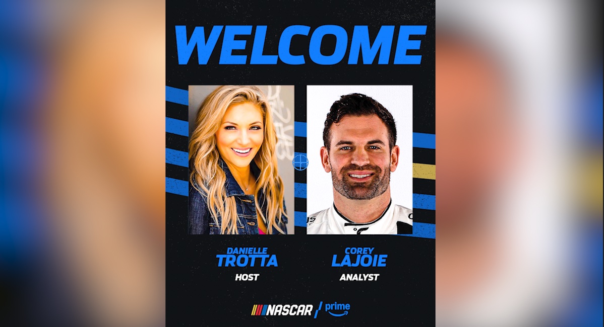 Amazon Prime Sports Adds LaJoie, Trotta as NASCAR Hosts