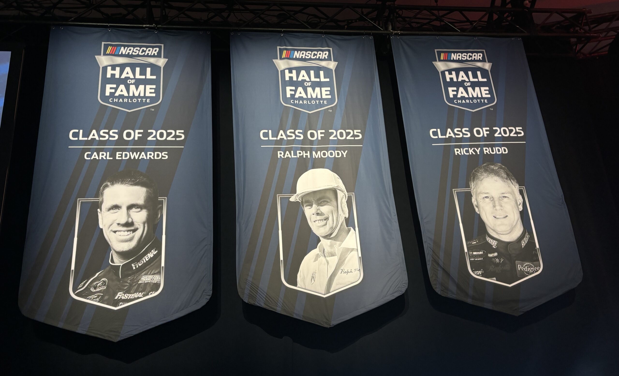 Edwards, Rudd, Moody Inducted into NASCAR Hall of Fame Class of 2025