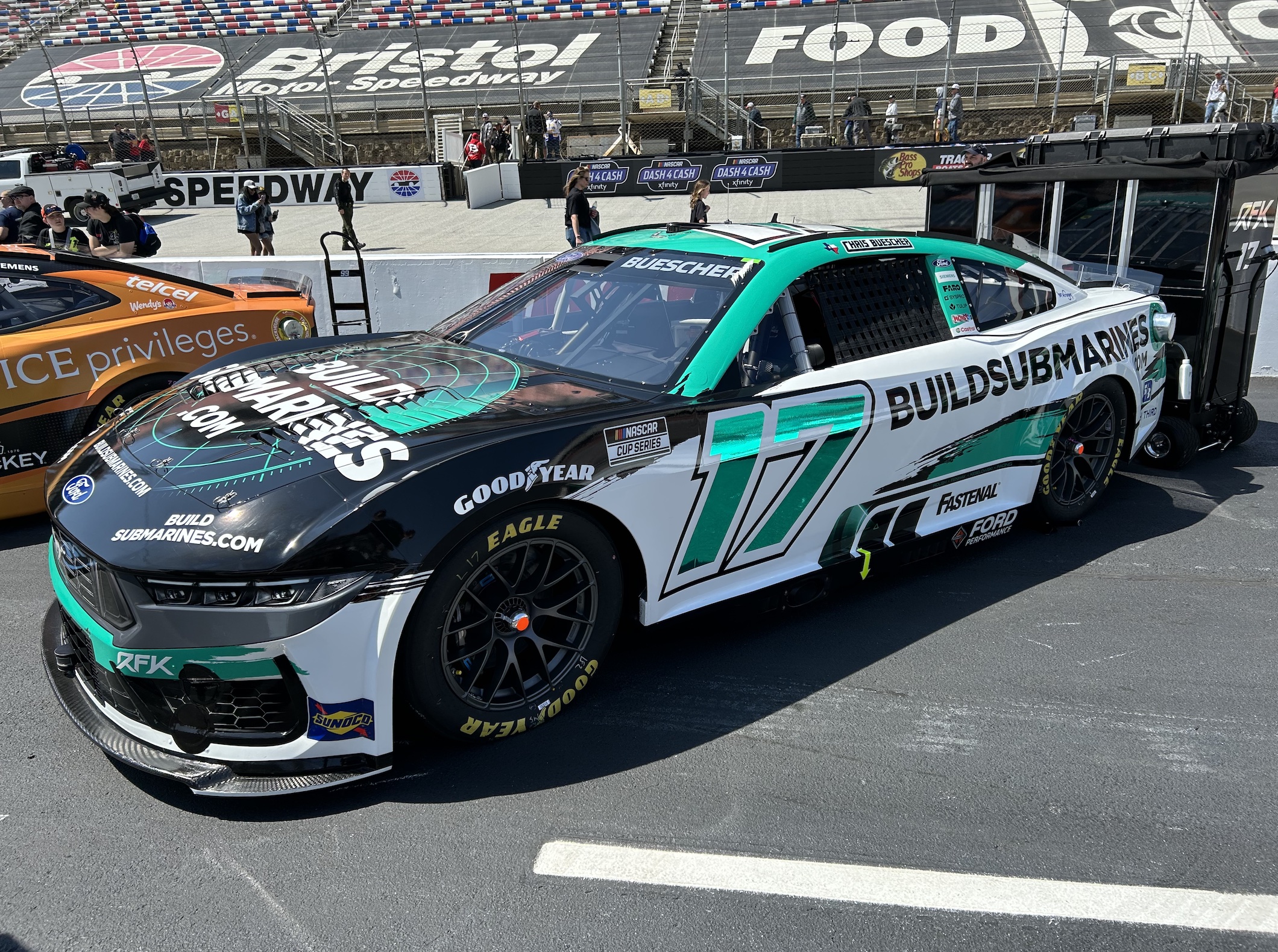 Chris Buescher, RFK Racing No. 17 Penalized from Kansas