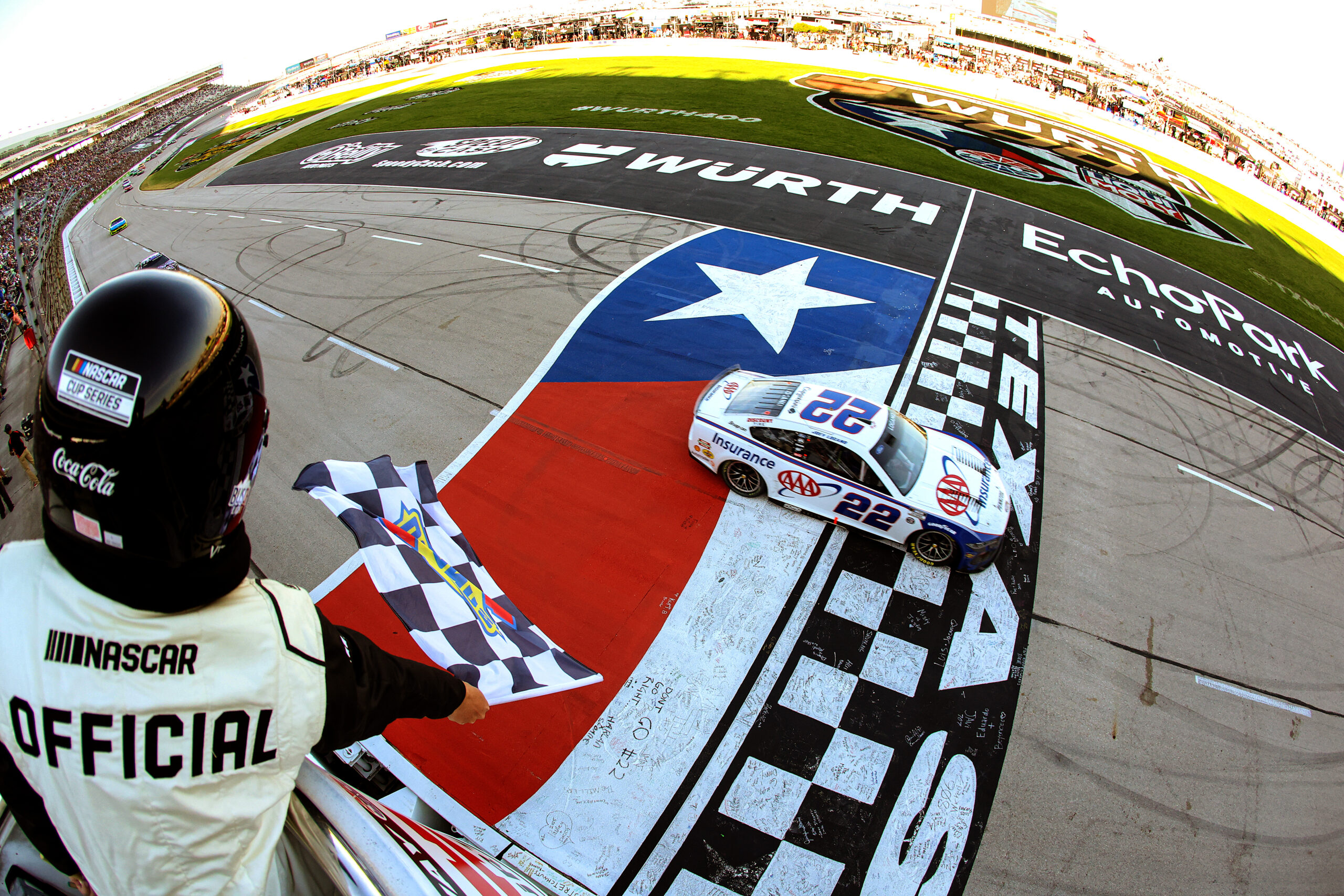Logano Clutch Again with Texas Overtime Win