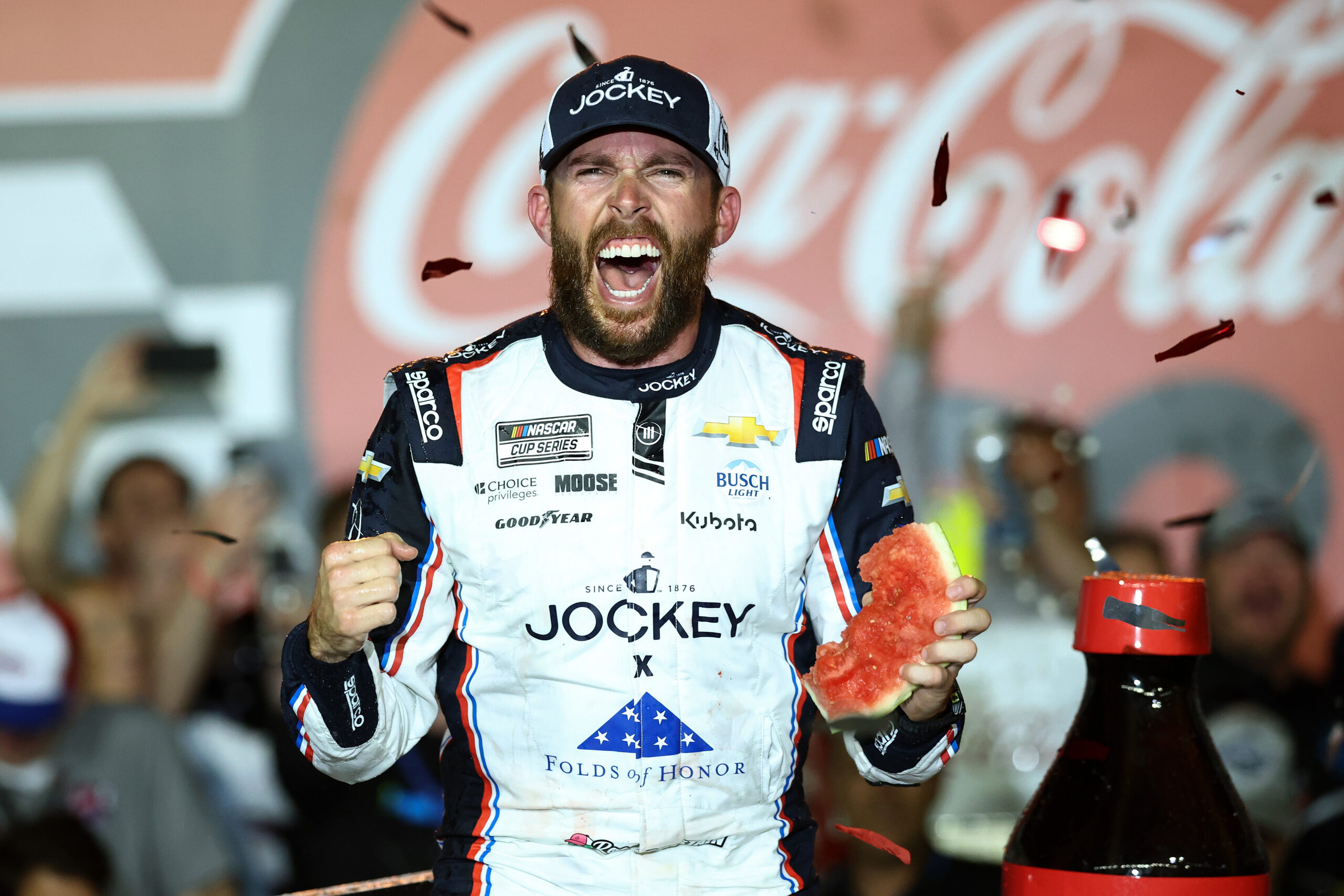 Ross Chastain Clutch in Coca-Cola 600 with Backup Car