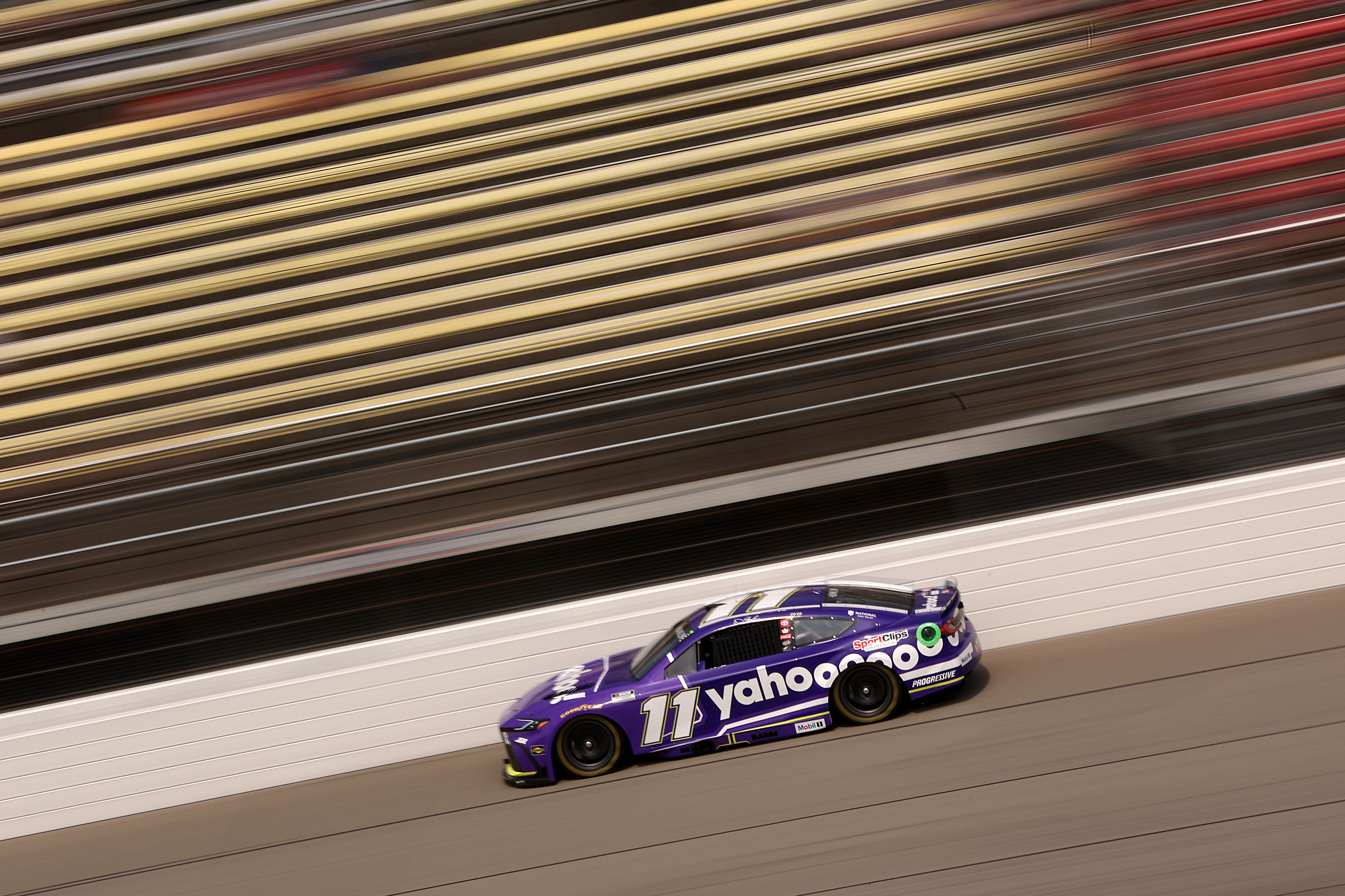Denny Hamlin Stretches Fuel for Third Michigan Win