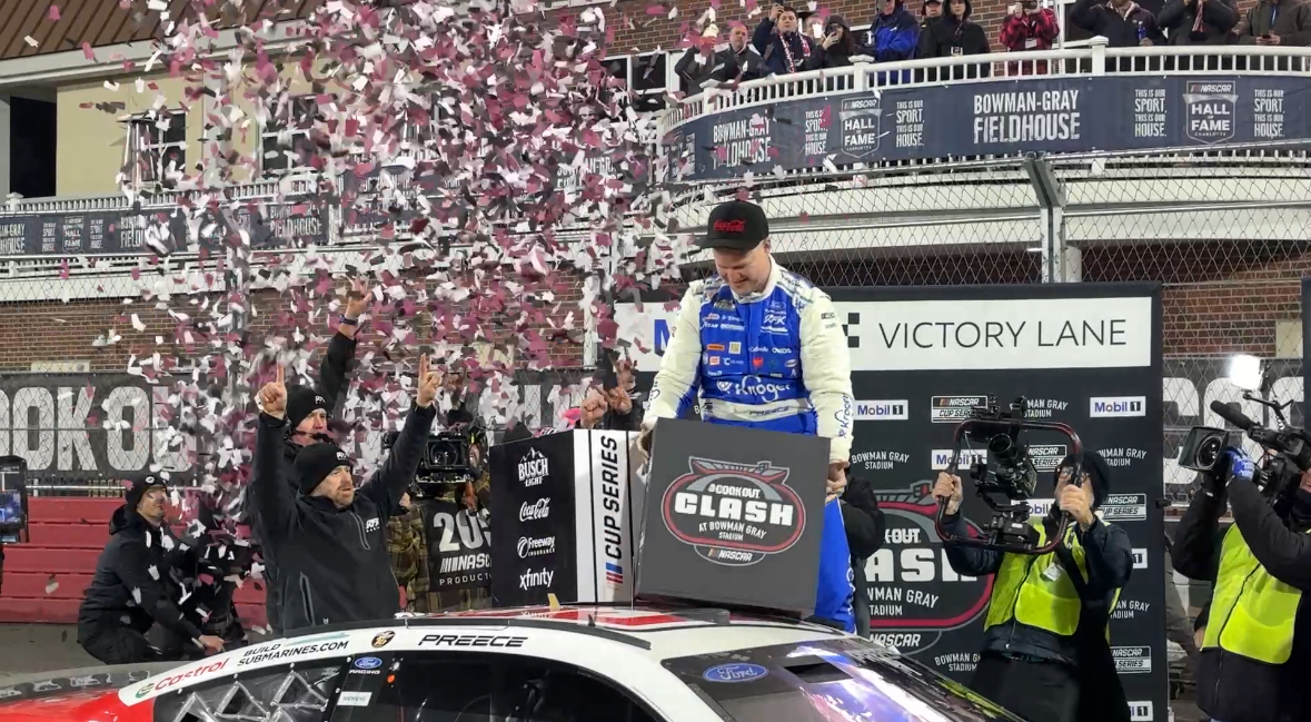 Preece Tames the Elements at Bowman Gray Stadium Clash