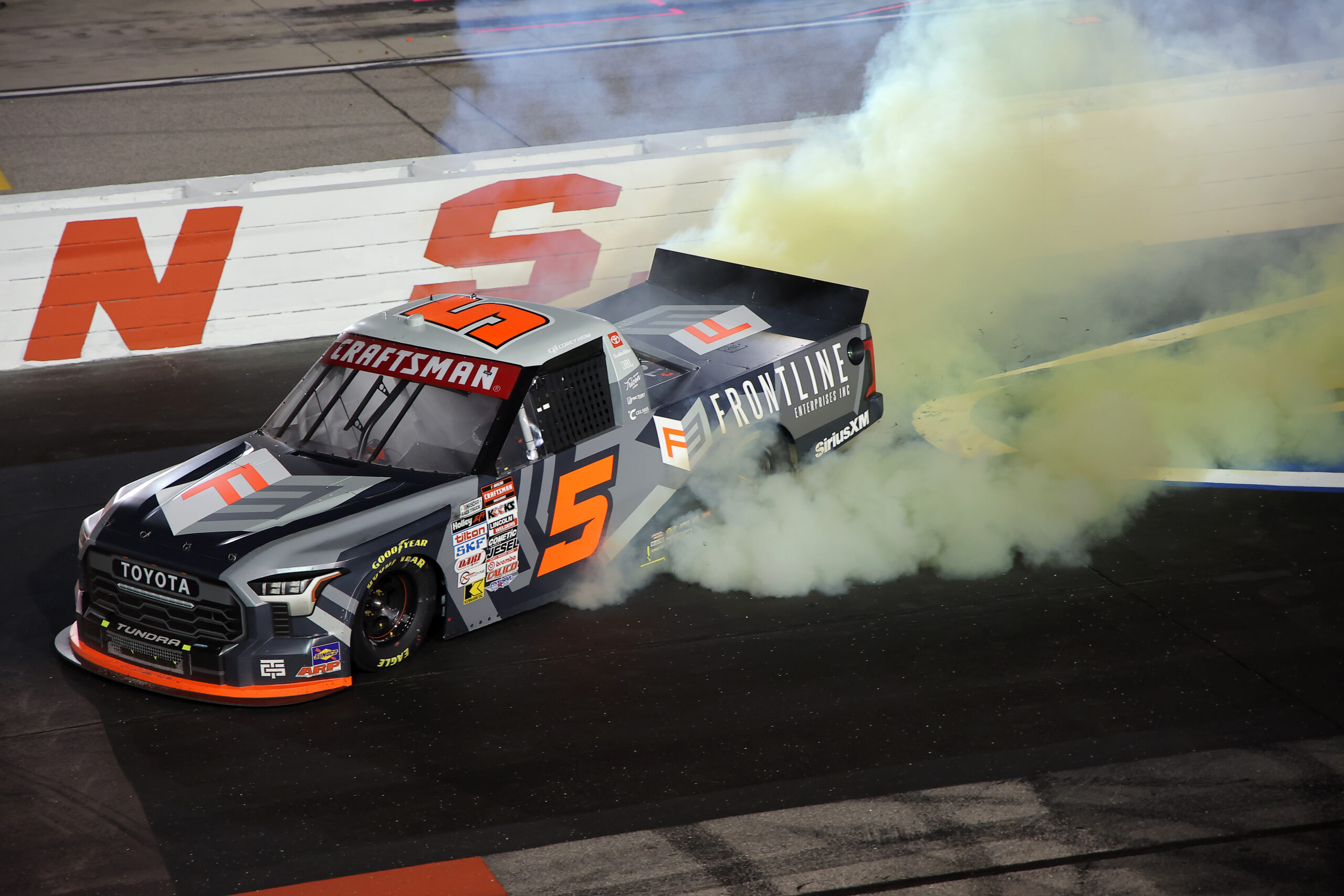 Corey Heim Cashes in with Fresher Tires Late at Darlington