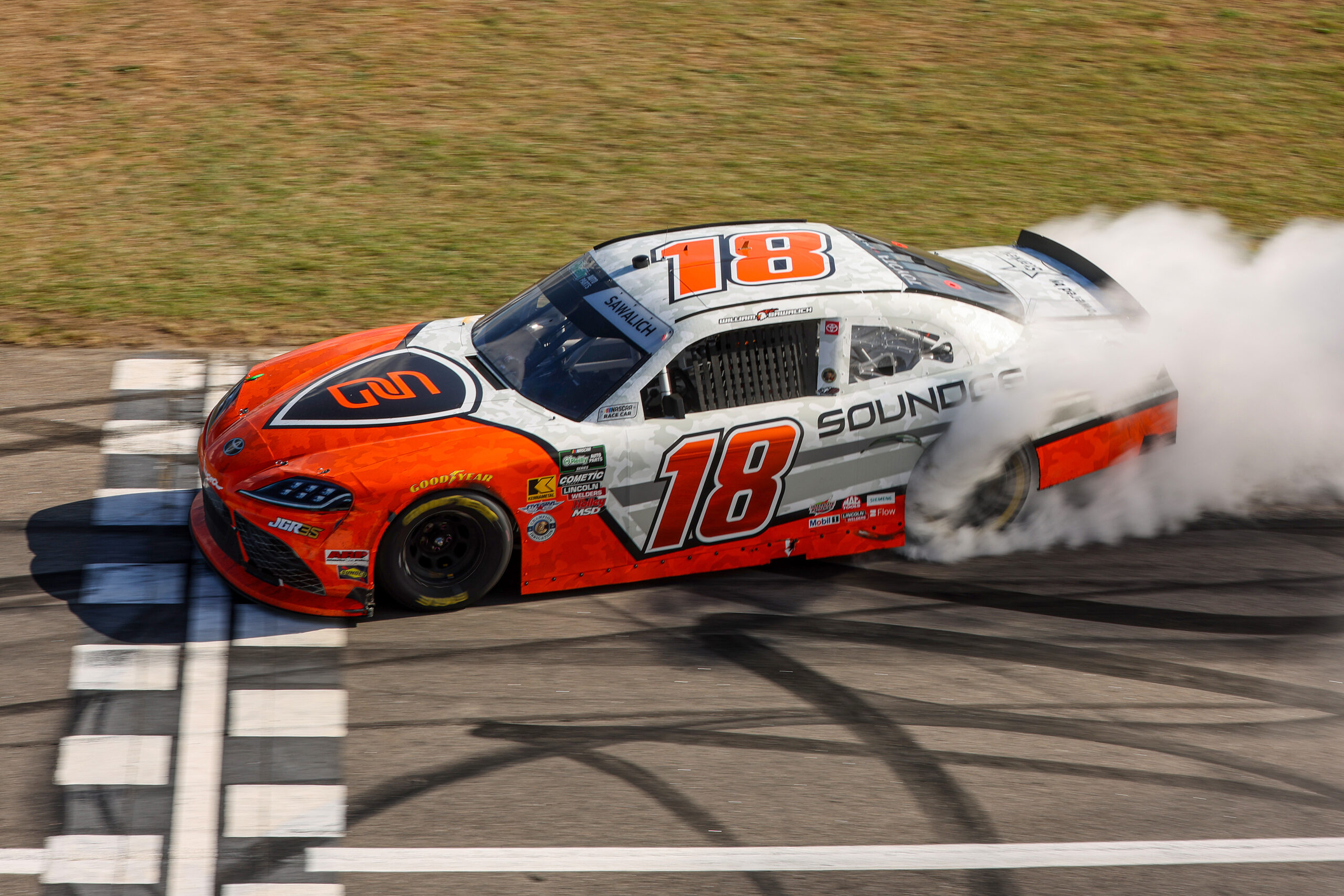 William Sawalich Secures Maiden NASCAR Win at Rockingham