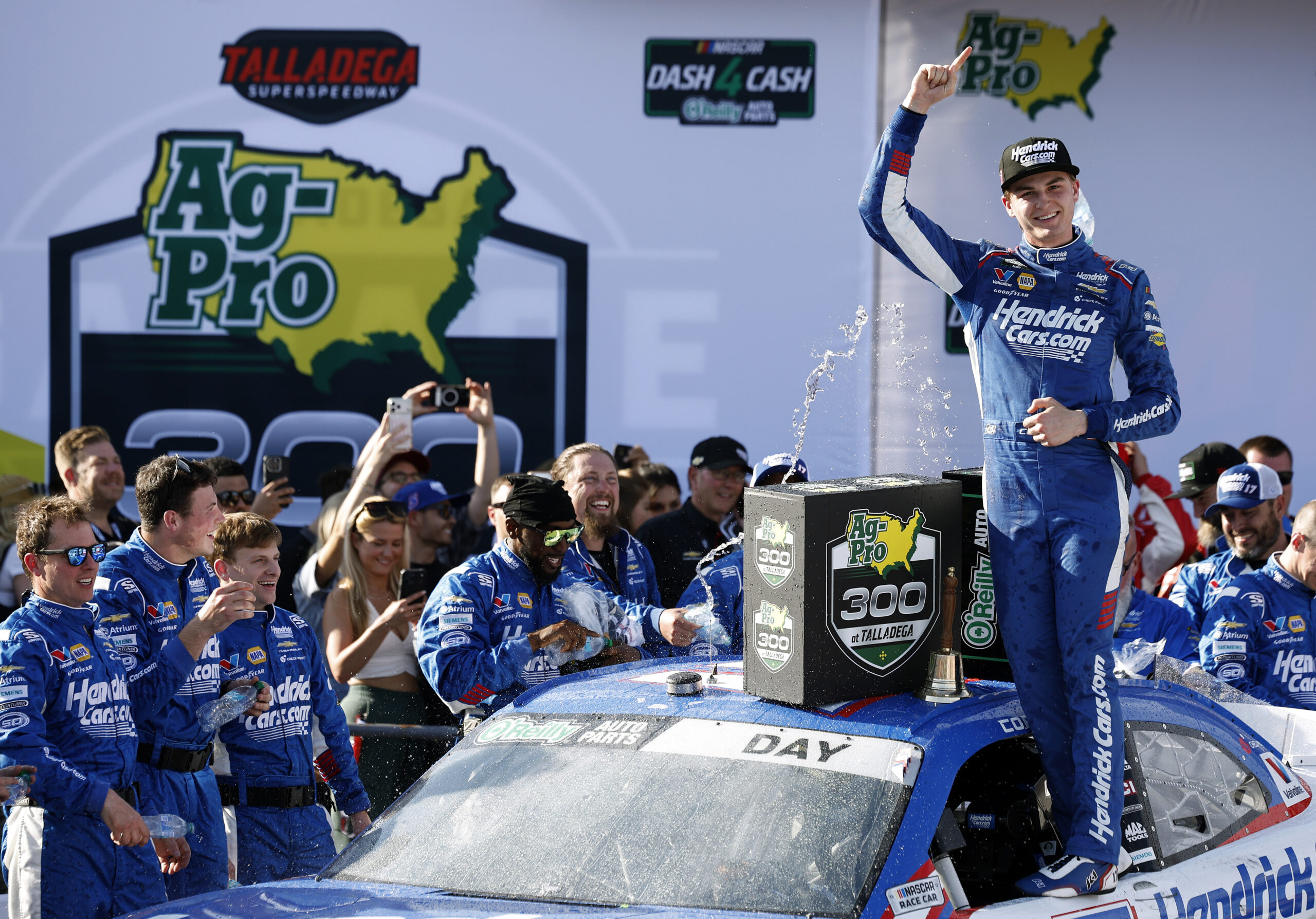 Corey Day Claims First NASCAR Victory at Talladega