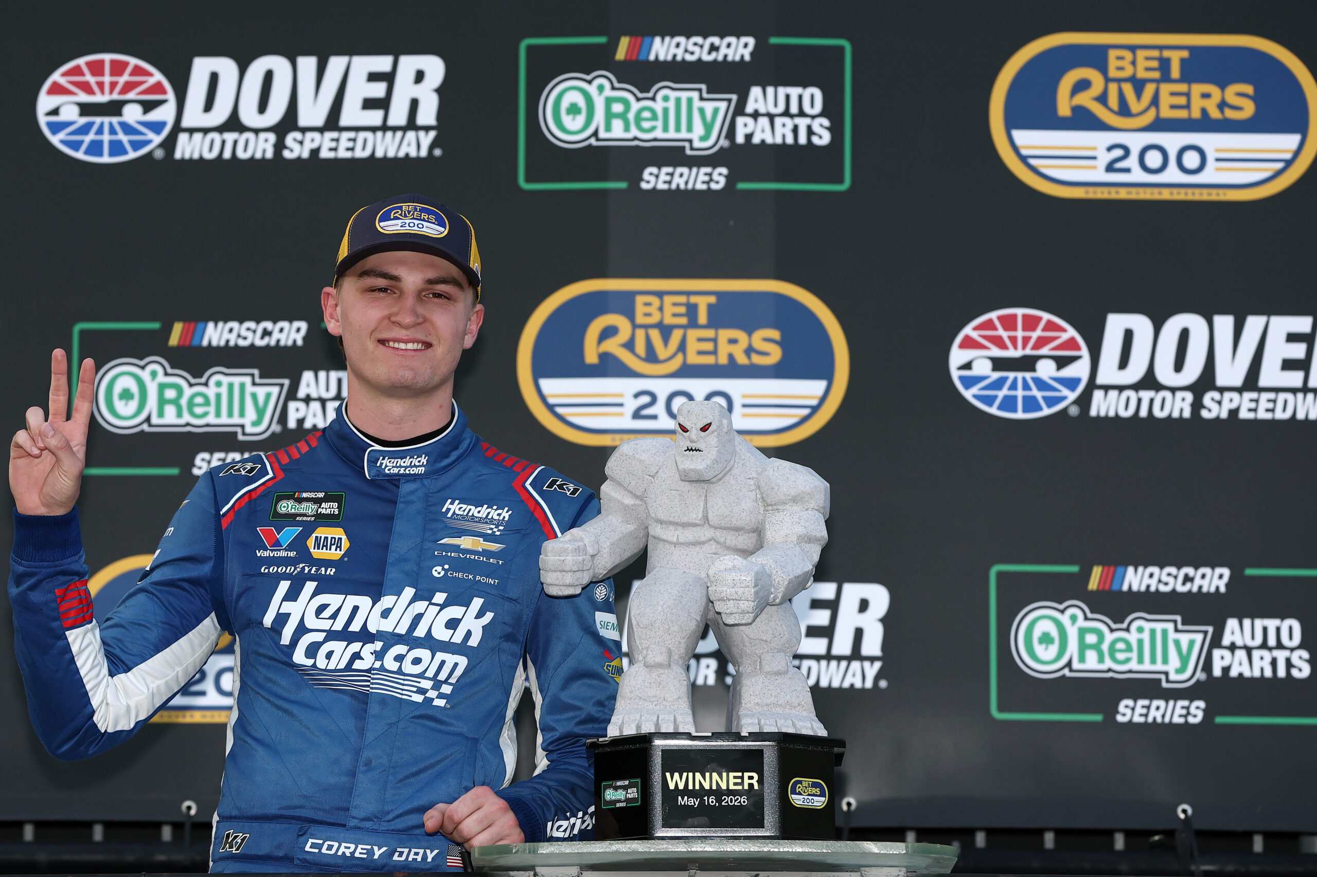 Corey Day Clutch at The Monster Mile in First Start