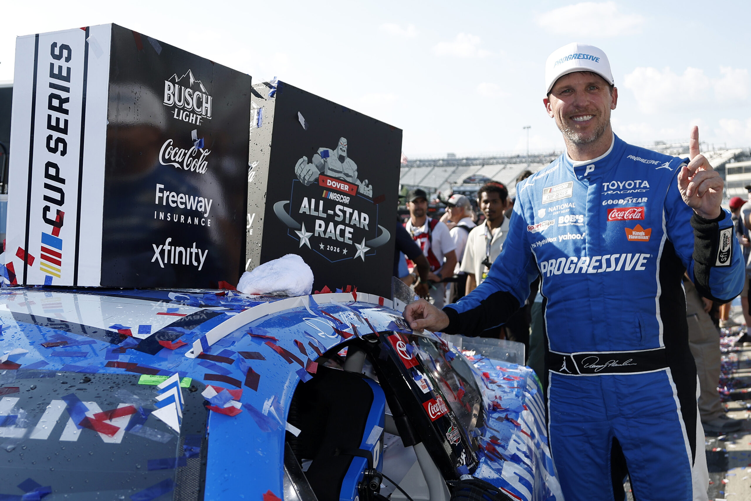 Denny Hamlin Takes Dover Hat Trick in NASCAR All-Star Race