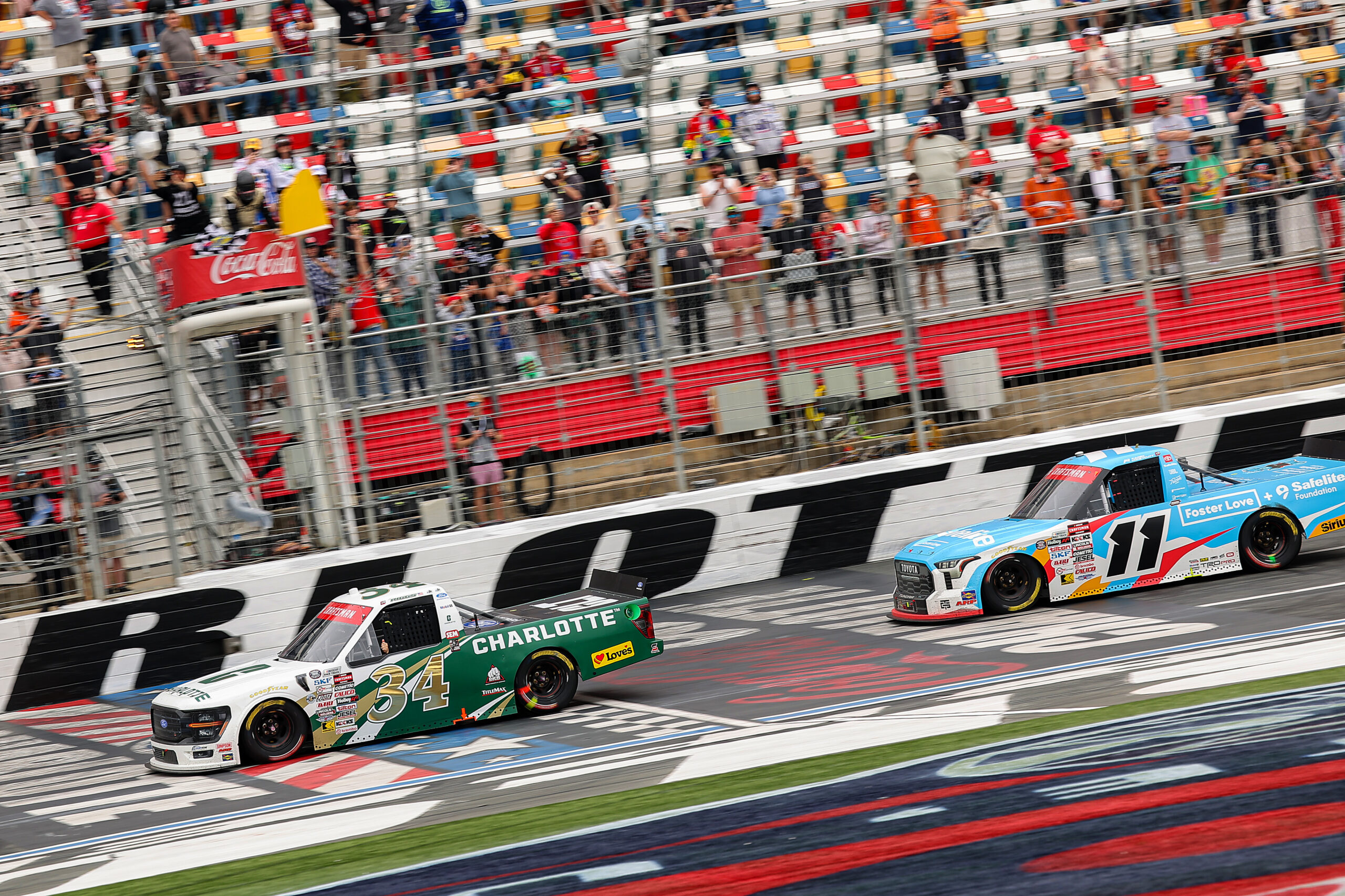 Layne Riggs Out Front When Clock Strikes Zero at Charlotte