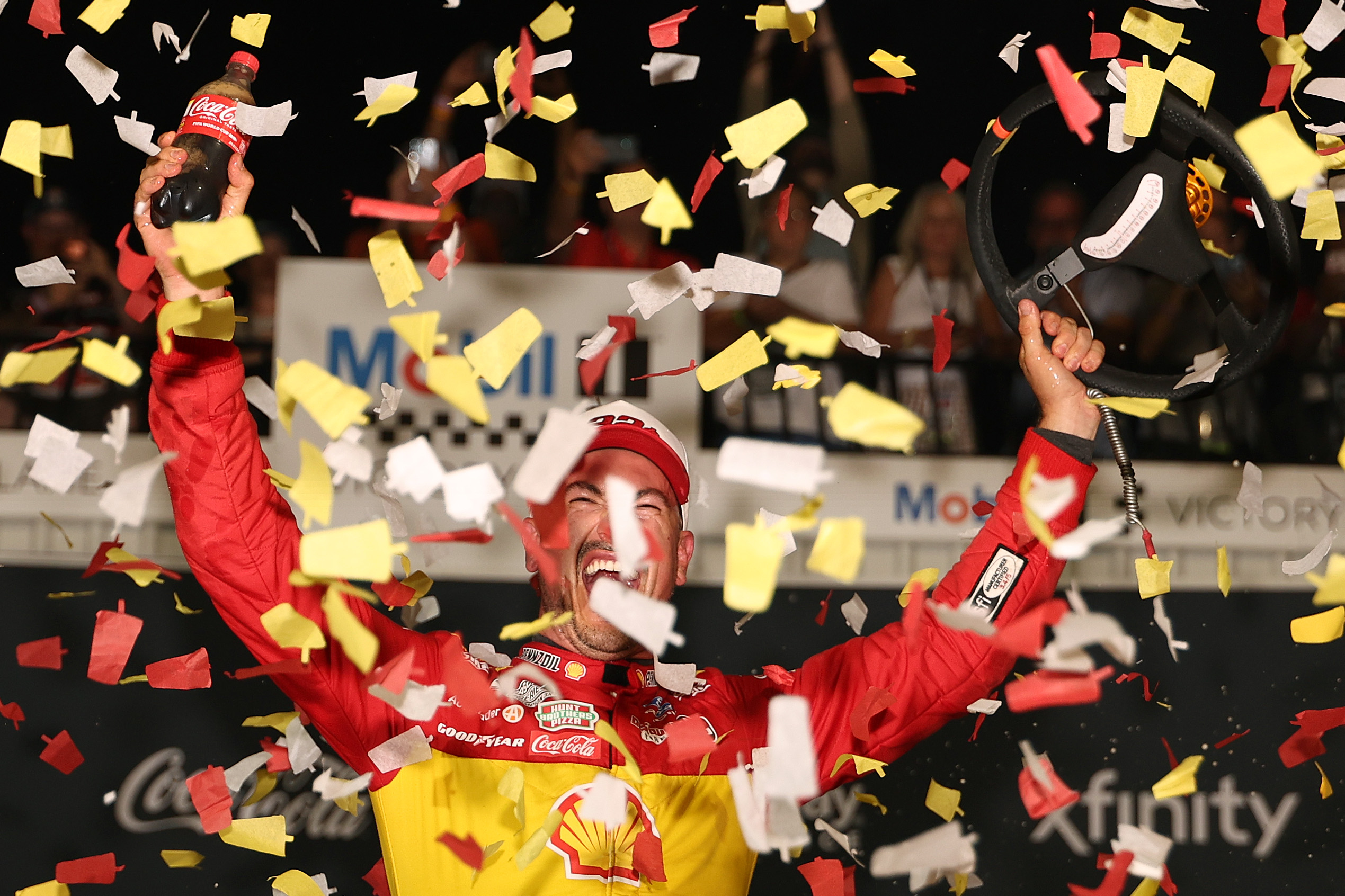 Logano Leaps up in Chase Standings with Third Richmond Triumph