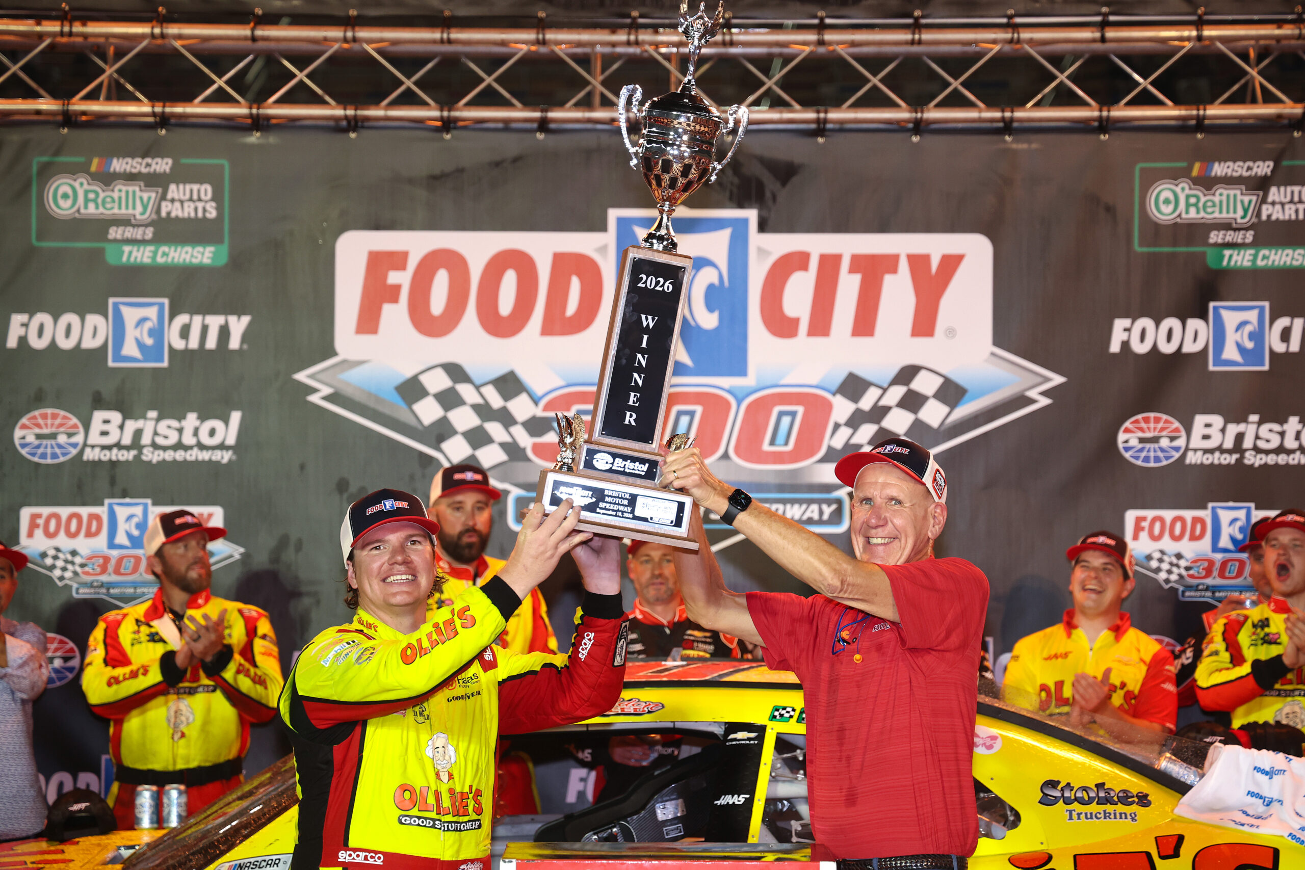 Sheldon Creed Takes Late Clash at Bristol, Extends Points Lead