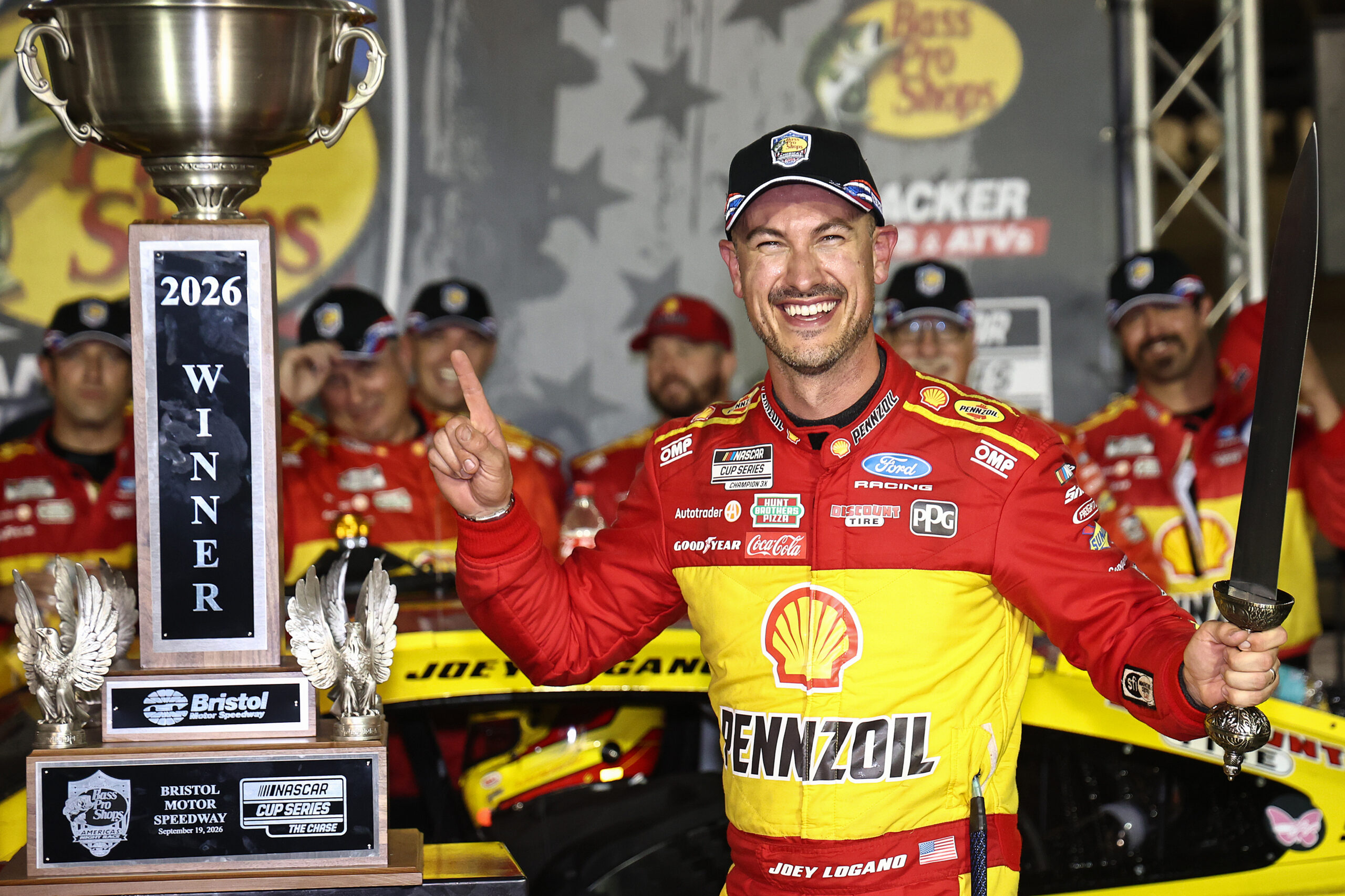 Joey Logano Left Laughing as Bristol Brawl Breaks Out